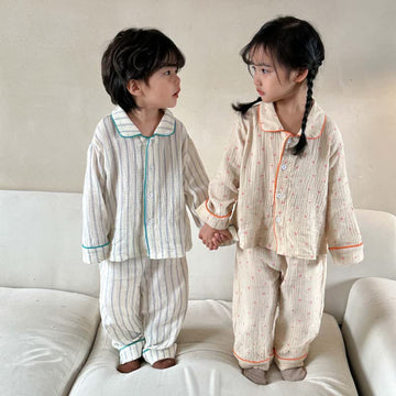 Toddler 2-Piece Cherry Striped Pajamas Set