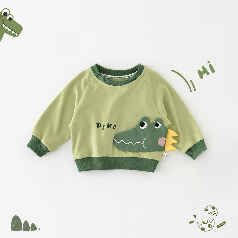 DINO Toddler Green Lovely Sweatshirt