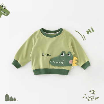 DINO Toddler Green Lovely Sweatshirt