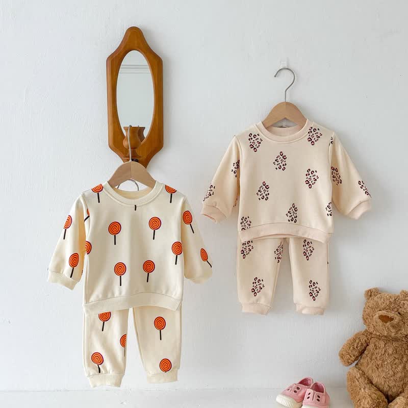 Baby 2-Piece Leopard Print Sugar Set