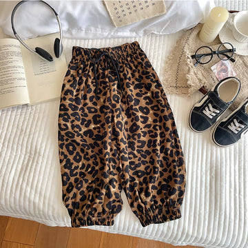 Kid Boy Leopard Print Bloomers Pants