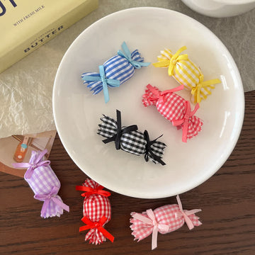 Baby Bow Plaid Candy Hair Clips