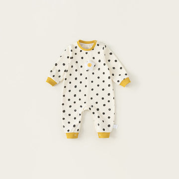 Baby Apricot Cute Egg Dots Romper