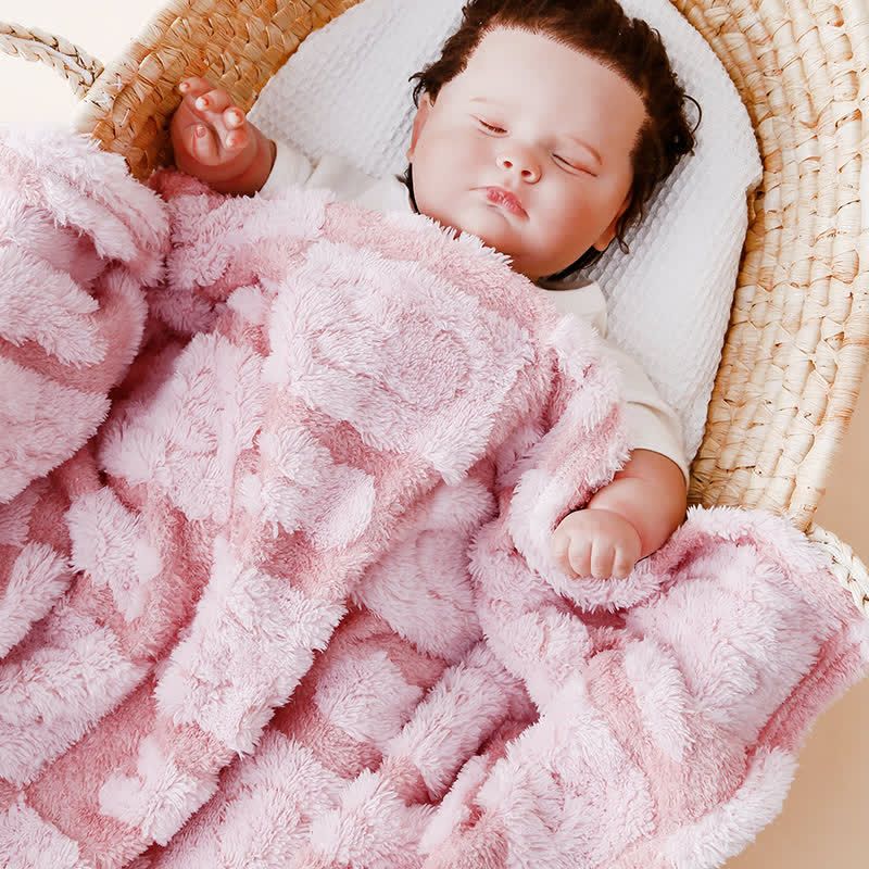 Baby Bunny Coral Velvet Blanket