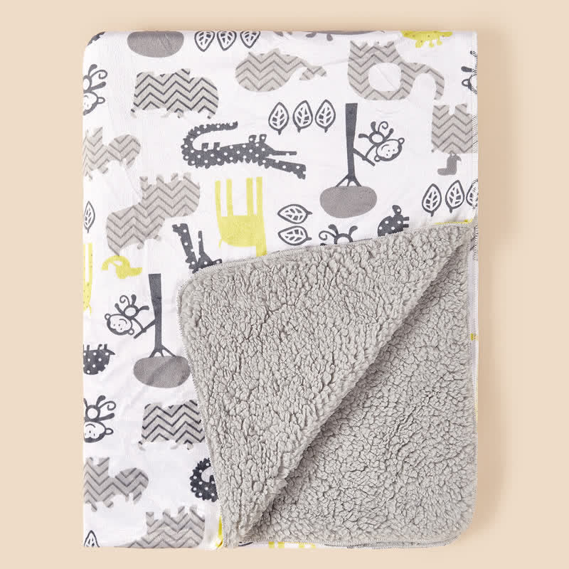 Baby Cartoon Warm Blanket