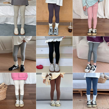 Kid Girls Slim Fit Stretch Leggings