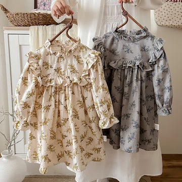 Toddler Retro Flower Stringy Selvedge Dress