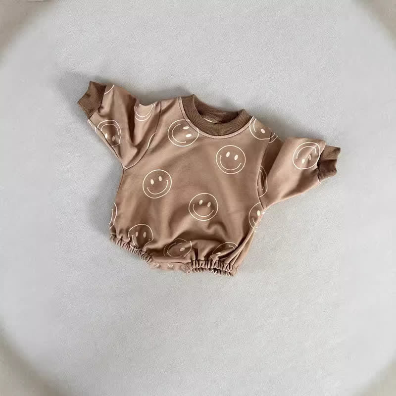 Baby Smiley Cotton Bodysuit