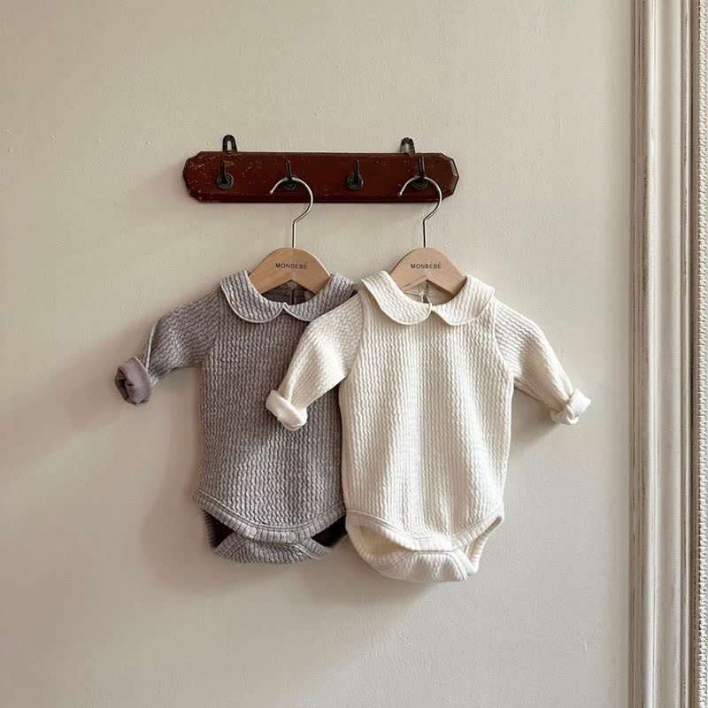 Baby Girl Peter Pan Collar Bodysuit
