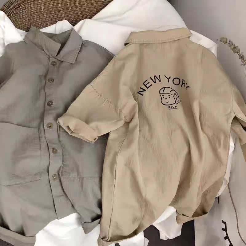 NEW YORK Baby Lapel Cargo Romper