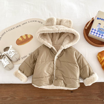 Baby Toddler Hooded Cotton Padded Jacket