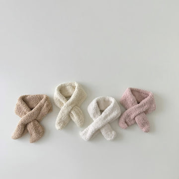 Baby Solid Color Fleece Simple Scarf