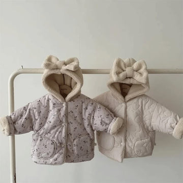 Baby Thickened Hooded Cotton Jacket