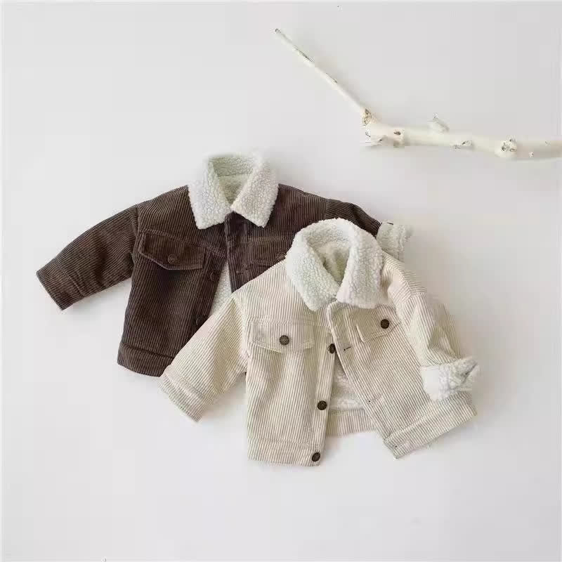 Baby Toddler Lapel Cotton Padded Jacket