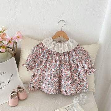 Baby Allover Multicolor Flowers Dress