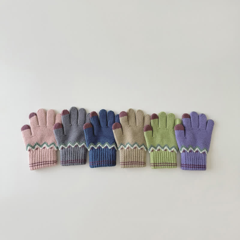 Toddler Vintage Special Knitted Gloves