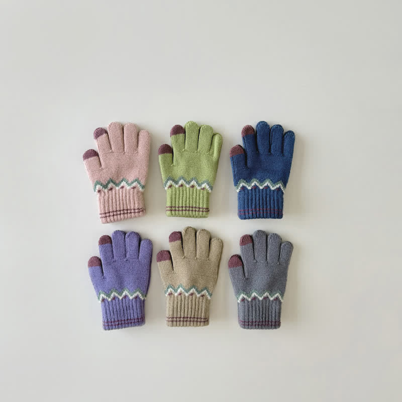 Toddler Vintage Special Knitted Gloves
