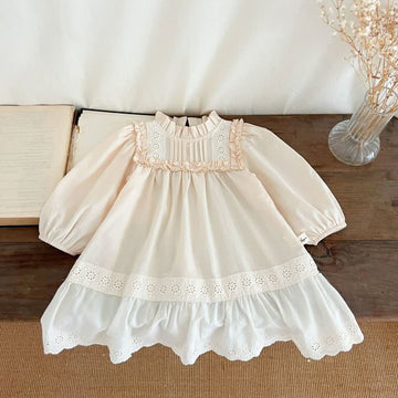 Baby Stringy Selvedge Apricot Princess Dress