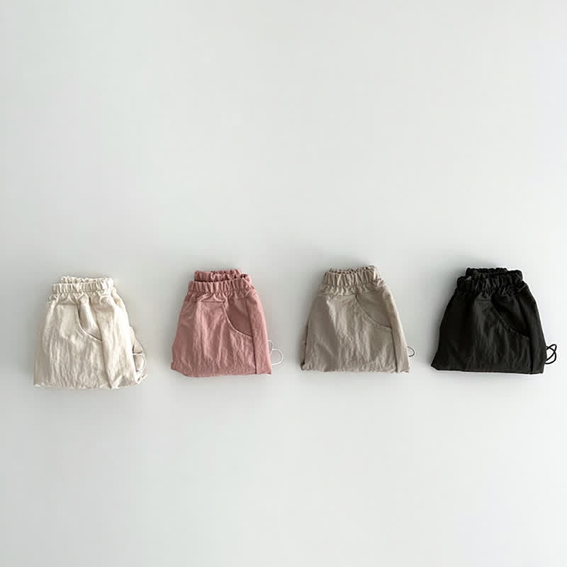 Baby Solid Color Lovely Worker Pants