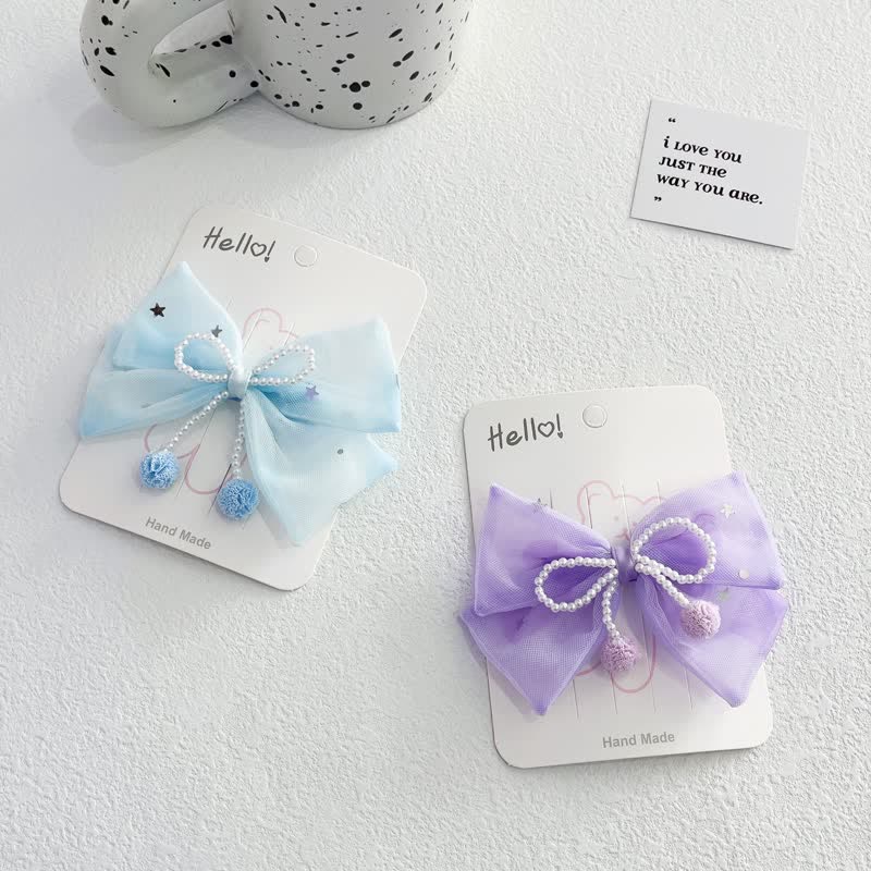 1PC Baby Star Bow Hair Clip