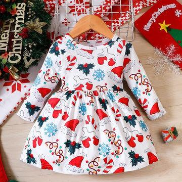 Baby Christmas Snow White Dress