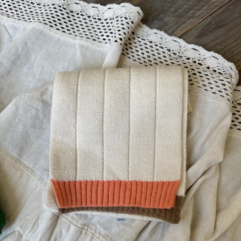 Toddler Kid Color Block Scarf