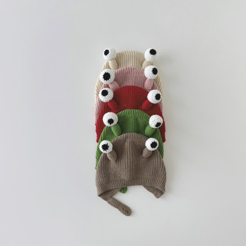 Baby Toddler Frog Funny Knitted Beanie