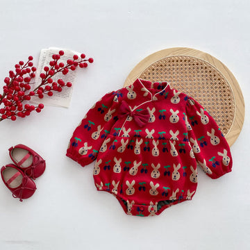 Baby Bunny Cheongsam Bodysuit