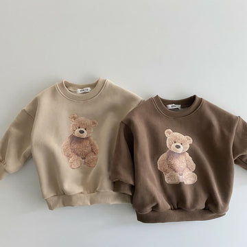 Baby Teddy Bear Print Sweatshirt