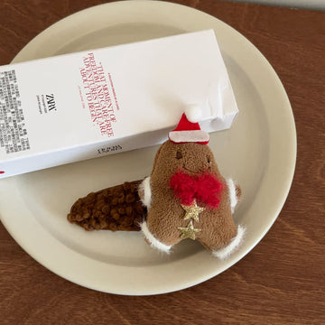 1PC Baby Gingerbread Man Hair Clip