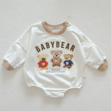 BABY BEAR White Bodysuit
