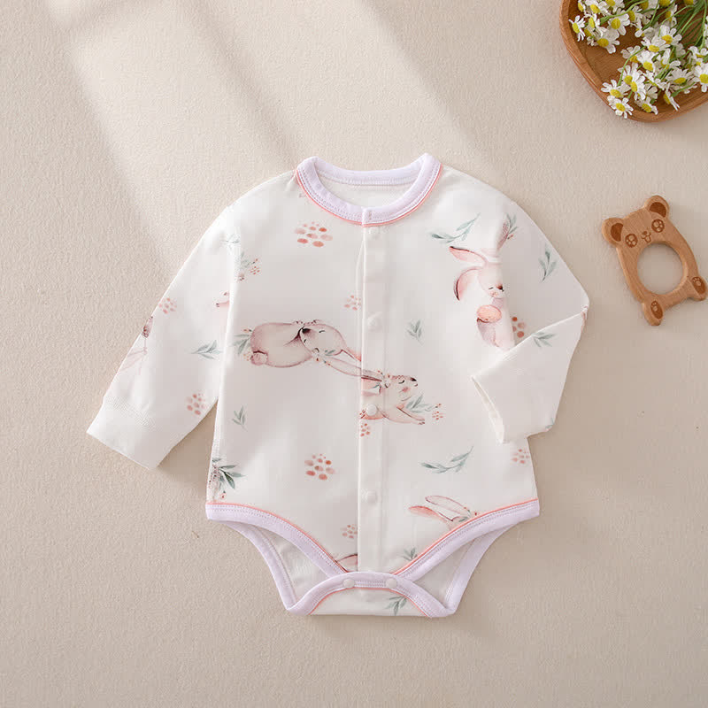Baby Animal Print Cotton Bodysuit