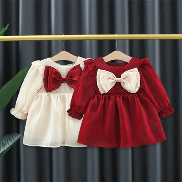 Baby Bowknot Sweet Princess Dress