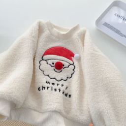 MERRY CHRISTMAS Baby Toddler Lambwool Sweatshirt