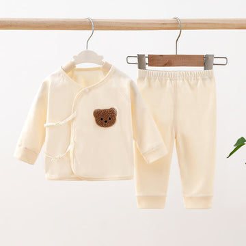 Baby 2-Piece Bear Cow Kimono Set
