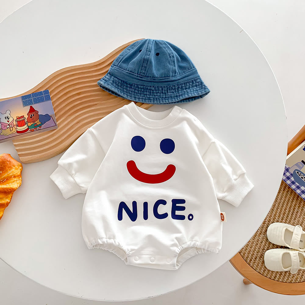 NICE Baby Smile Bodysuit with Denim Hat