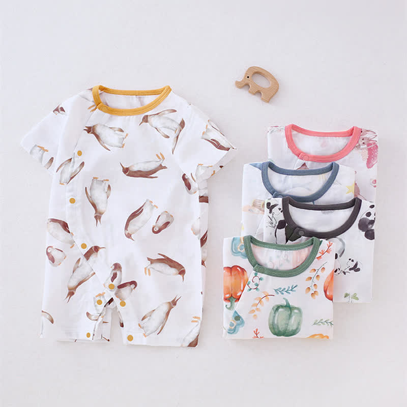 Baby Animal Soft Pajamas Romper