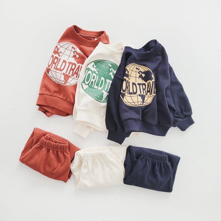 WORLD TRAVEL Toddler Sweatsuit Set