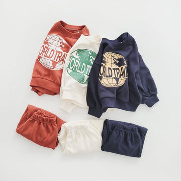 WORLD TRAVEL Toddler Sweatsuit Set
