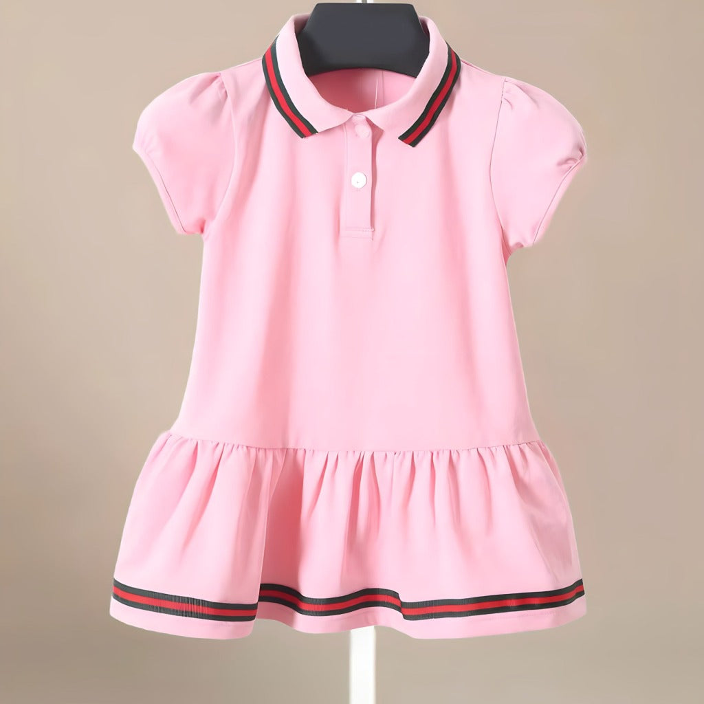 Elaine Organic Cotton Polo Dress