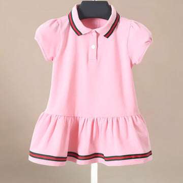 Elaine Organic Cotton Polo Dress