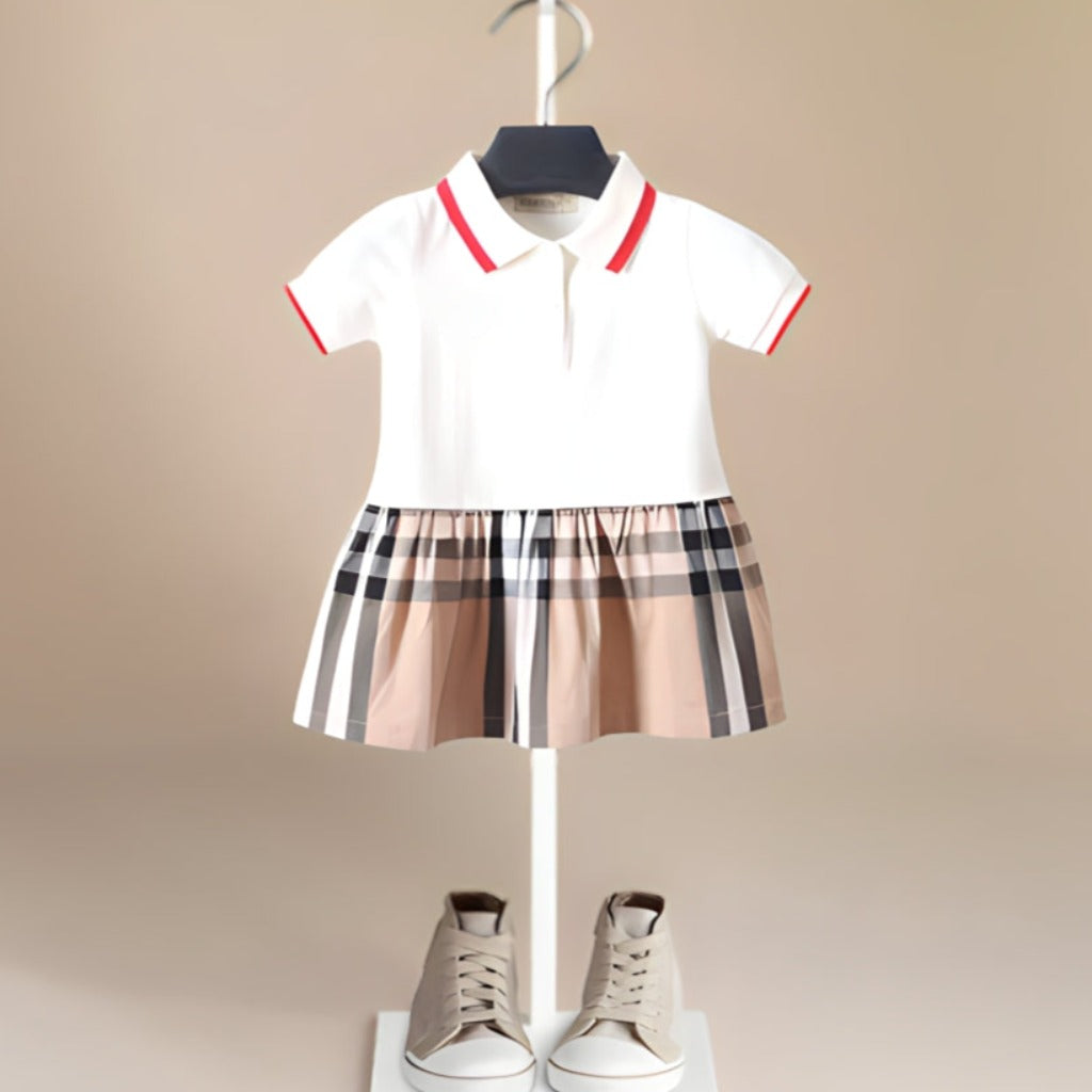 Retro Polo Girls' Dress