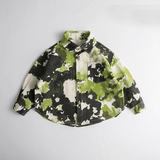 Toddler Boy Green Camouflage Shirt