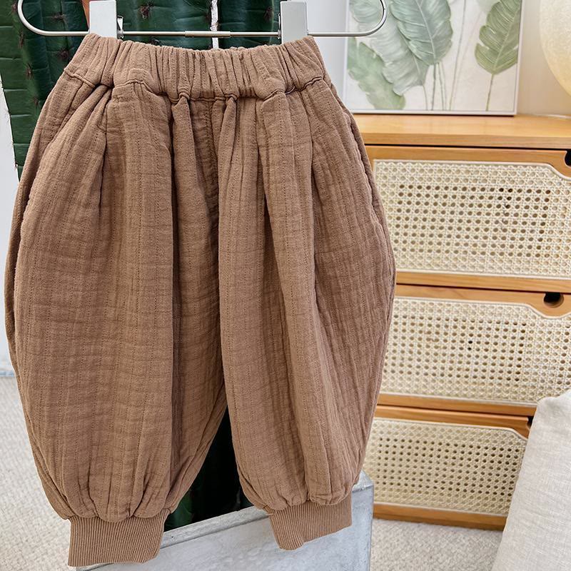 Toddler Simple Solid Color Loose Jogger Pants