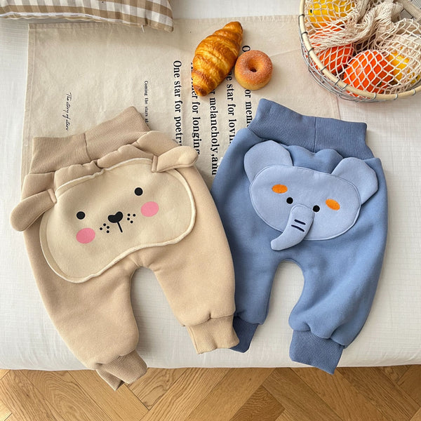 Baby 3D Animal Patch Cute Pants