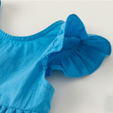 Toddler Girl Heart Ruffled A Line Dress