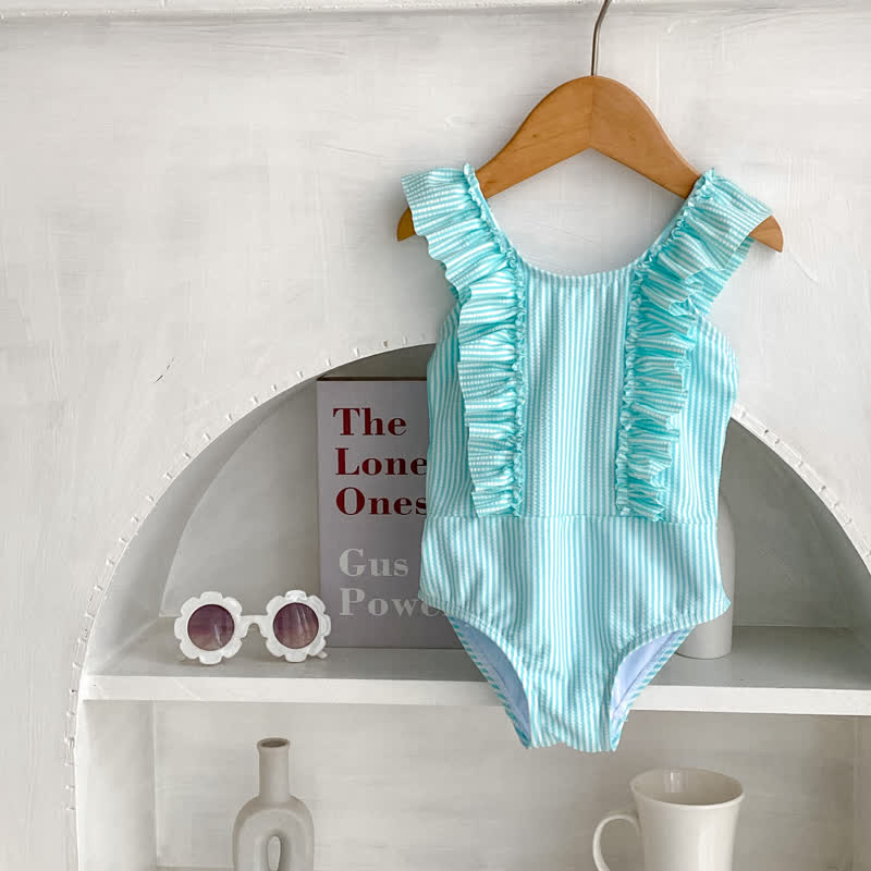 Toddler Striped One Piece Swimsuit