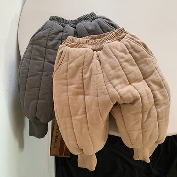 Toddler Solid Color Fleece Lined Jogger Pants