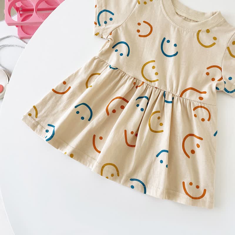 Baby Toddler Smiley Loose Dress