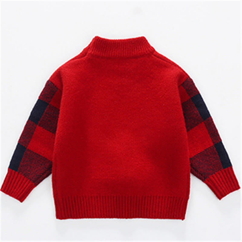 Toddler Cartoon Elk Lovely Knitted Sweater